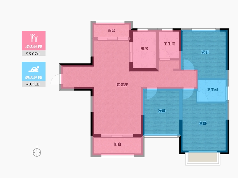 山西省-晋城市-锦天玉龙府-99.99-户型库-动静分区