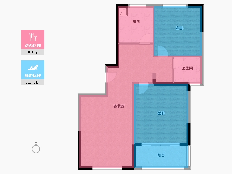 上海-上海市-樟盛苑-78.00-户型库-动静分区