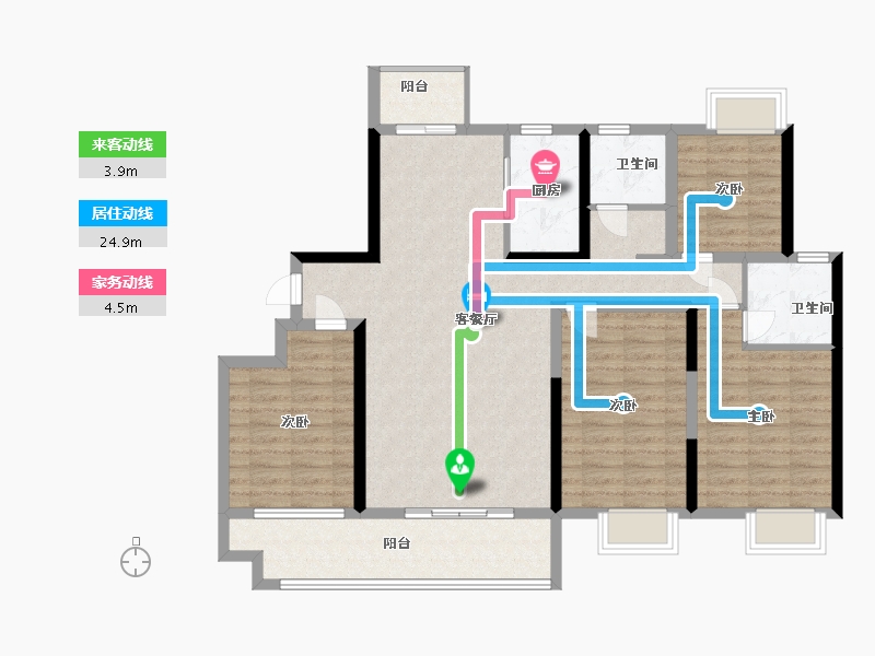 江西省-赣州市-龙城明珠-112.00-户型库-动静线