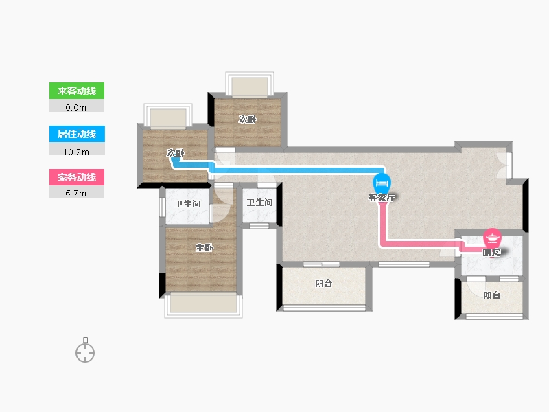 四川省-达州市-盛世豪庭二期-144.00-户型库-动静线