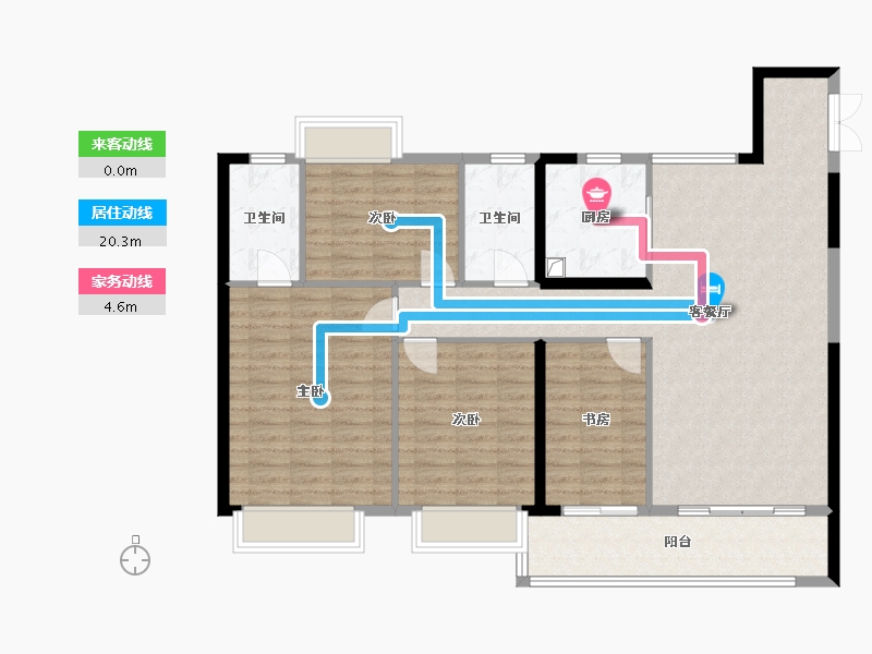 江西省-九江市-保利天汇-118.00-户型库-动静线