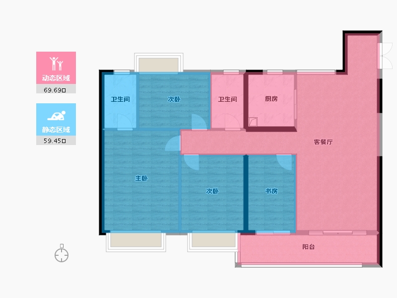 江西省-九江市-保利天汇-118.00-户型库-动静分区