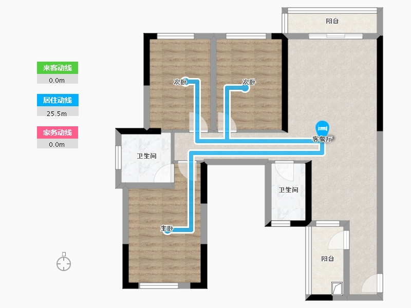 广西壮族自治区-桂林市-众阳华城-82.92-户型库-动静线