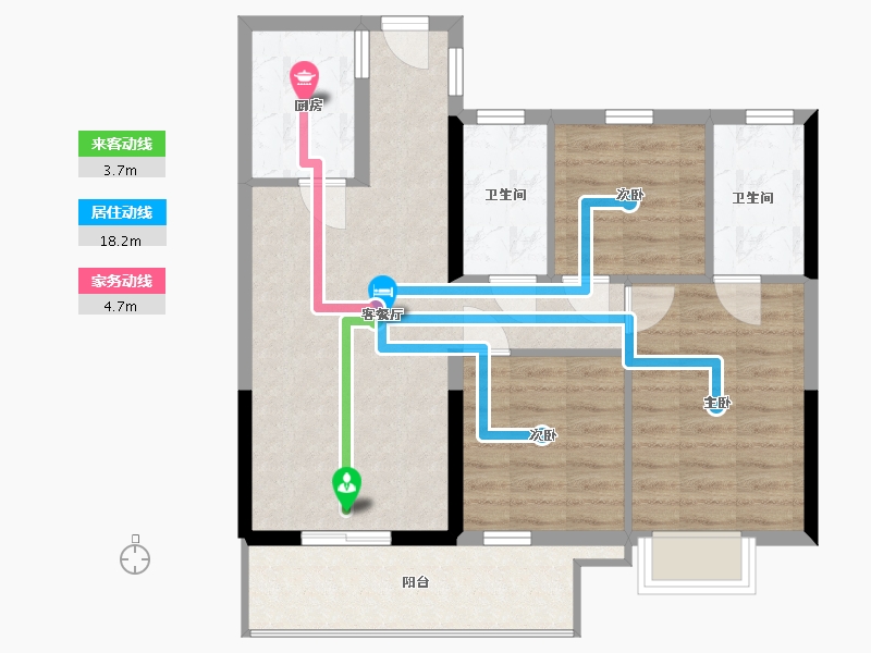 江西省-赣州市-居然大观-77.00-户型库-动静线