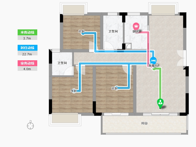 江西省-赣州市-翡翠城-89.11-户型库-动静线