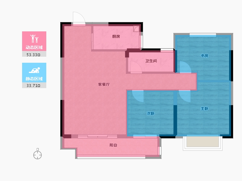 江西省-抚州市-硕丰九方城-78.34-户型库-动静分区