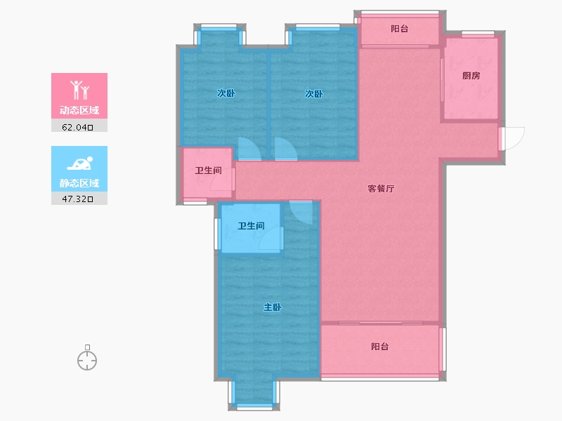 江西省-九江市-鼎盛凤凰城-94.02-户型库-动静分区