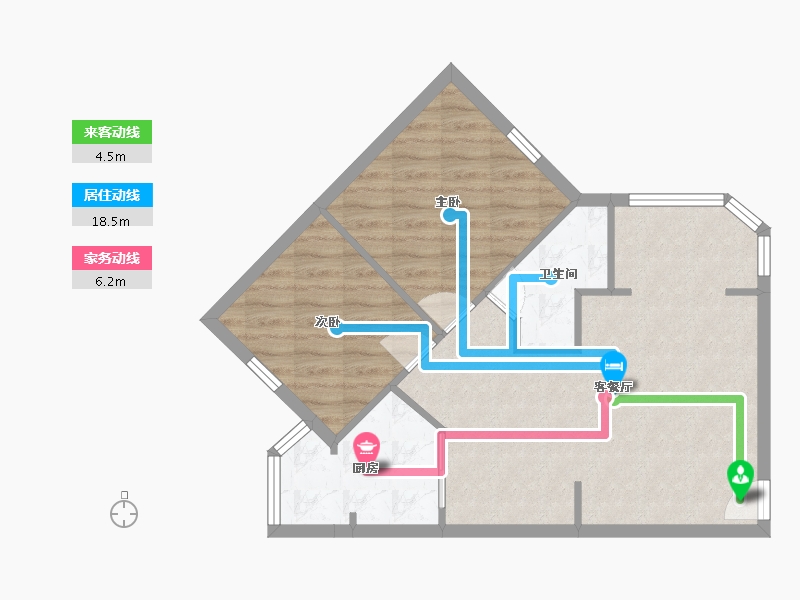 四川省-成都市-棕南西街4号-61.22-户型库-动静线