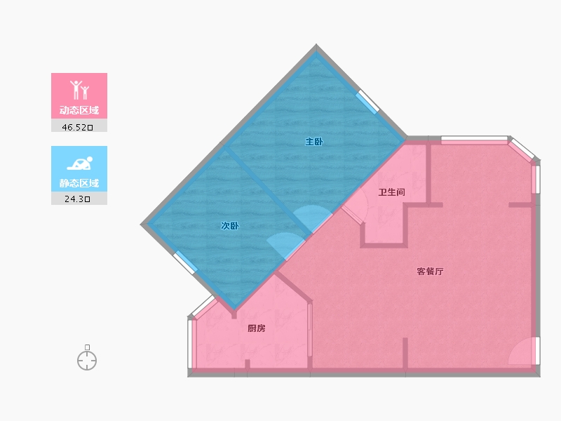 四川省-成都市-棕南西街4号-61.22-户型库-动静分区