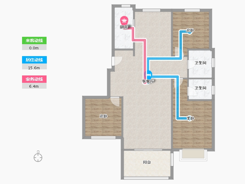 河北省-石家庄市-易水龙脉B区-119.20-户型库-动静线