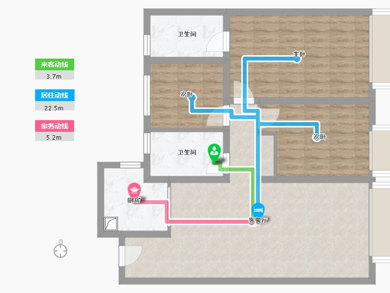 山西省-太原市-紫云府-101.60-户型库-动静线