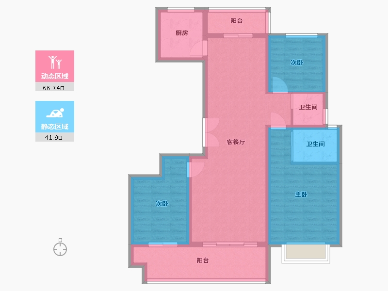 河南省-济源市-金悦府-104.00-户型库-动静分区