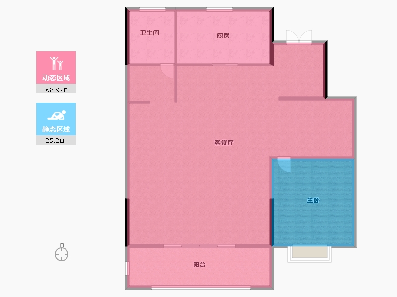 江苏省-无锡市-山水拾涧营销中心-181.60-户型库-动静分区