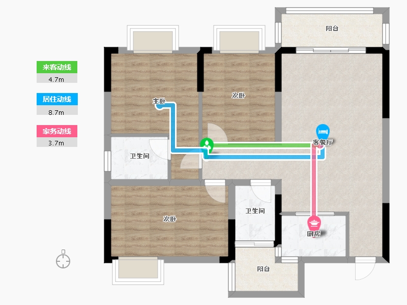 贵州省-铜仁市-沿河土家族自治县民族风情街-91.39-户型库-动静线