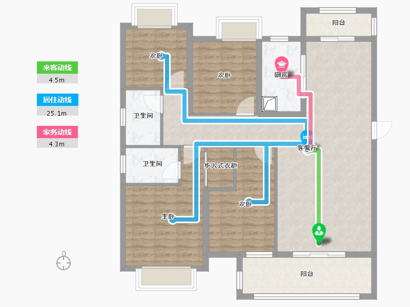 福建省-漳州市-海语印象-113.60-户型库-动静线