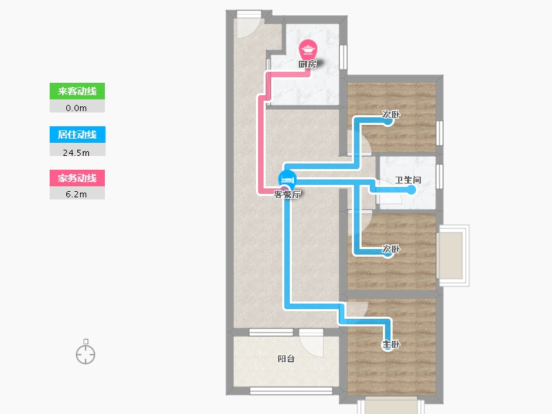 福建省-厦门市-万科金域华府-71.05-户型库-动静线