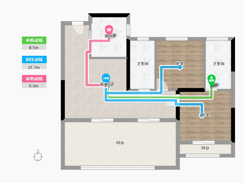 河南省-郑州市-万林上院-93.00-户型库-动静线