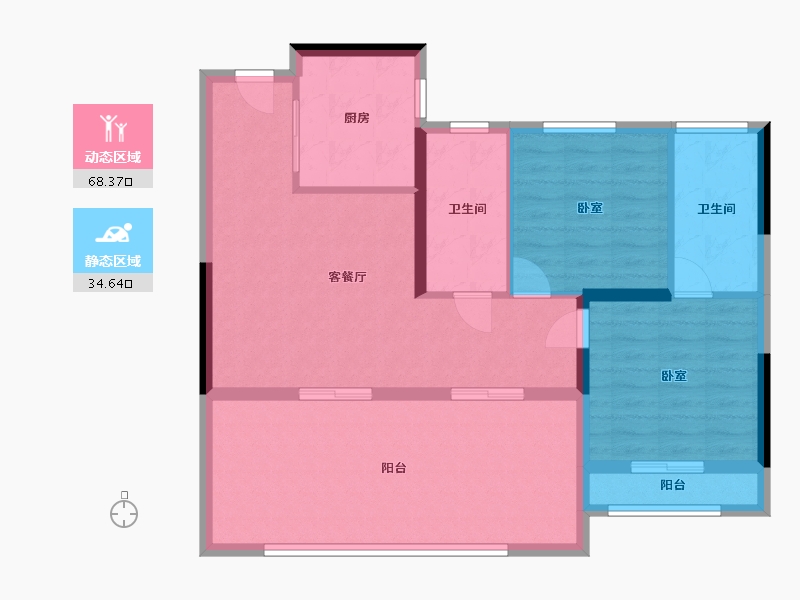 河南省-郑州市-万林上院-93.00-户型库-动静分区