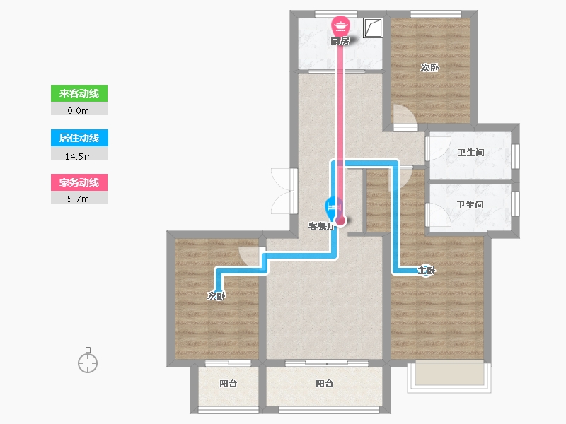 山西省-临汾市-锦悦府-101.66-户型库-动静线