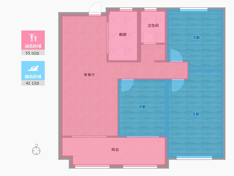 安徽省-淮北市-汉都中国府项目园区-88.07-户型库-动静分区