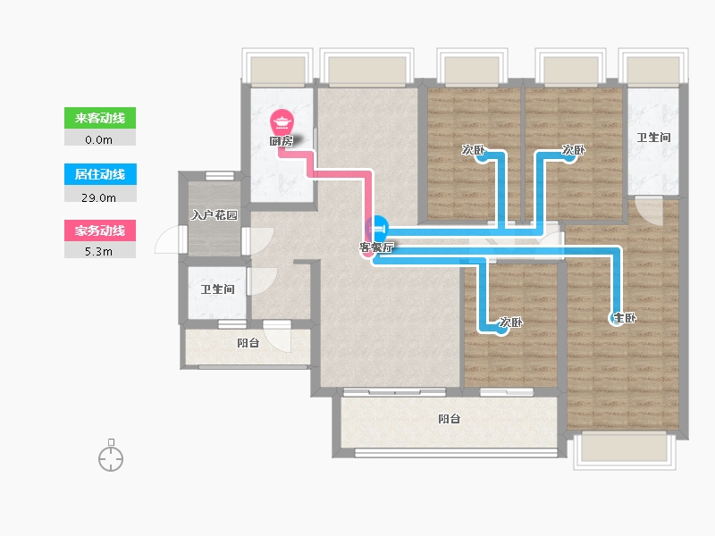 广东省-广州市-江泮南苑-111.20-户型库-动静线