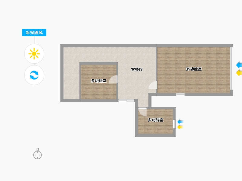 贵州省-贵阳市-阅山湖-90.00-户型库-采光通风