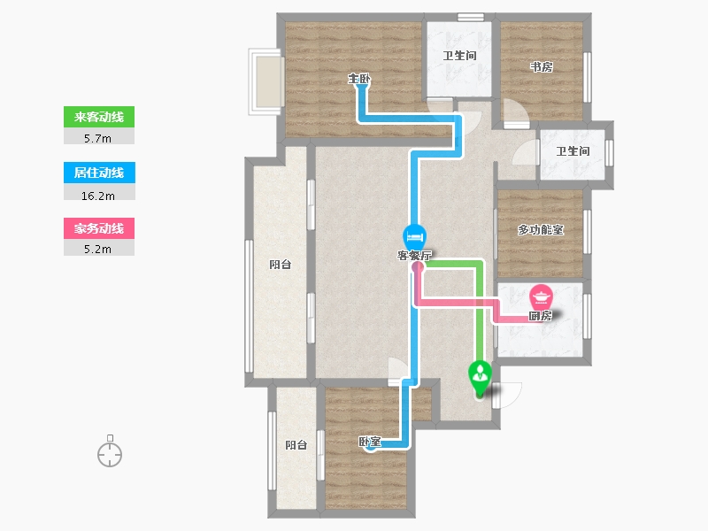 浙江省-温州市-金地江山壹品-112.00-户型库-动静线