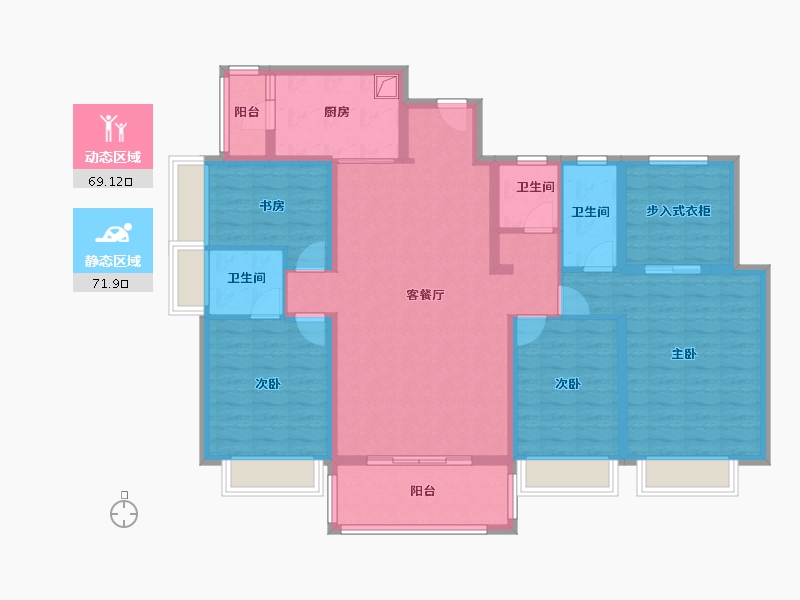 广东省-深圳市-招商臻城-141.02-户型库-动静分区