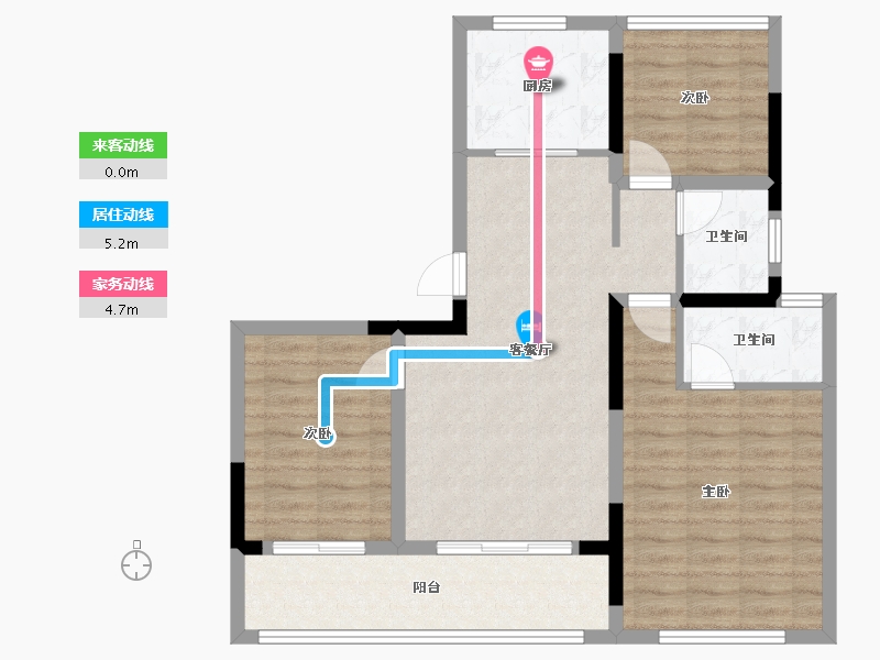 安徽省-安庆市-国建悦美城-84.00-户型库-动静线