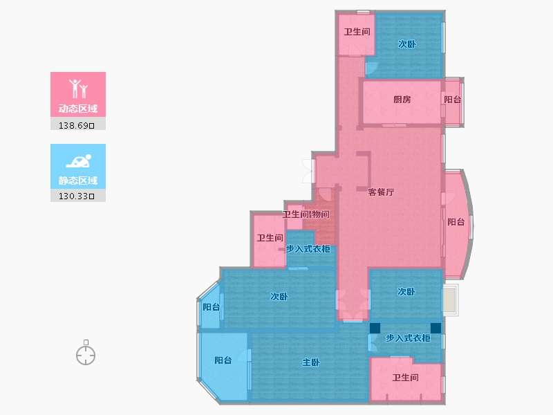 北京-北京市-公园1872-266.00-户型库-动静分区