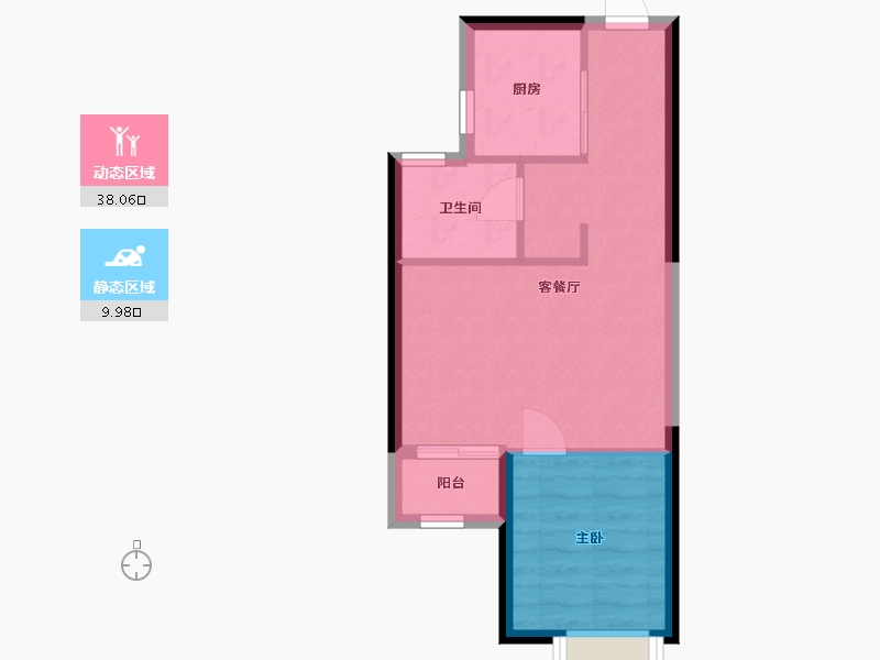 内蒙古自治区-包头市-一江璟城一期-50.76-户型库-动静分区