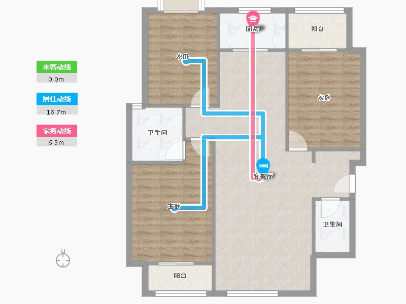 河北省-石家庄市-瑞府-120.00-户型库-动静线