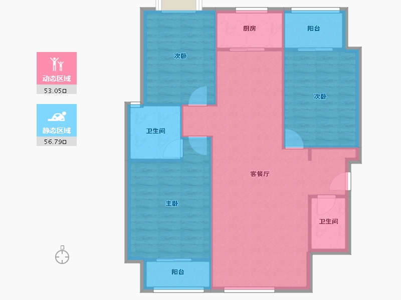 河北省-石家庄市-瑞府-120.00-户型库-动静分区