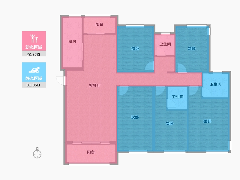 广西壮族自治区-河池市-寿源壹号-144.10-户型库-动静分区