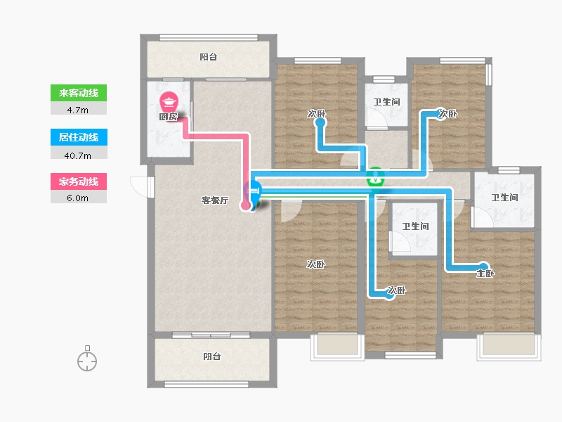 广西壮族自治区-河池市-寿源壹号-144.10-户型库-动静线