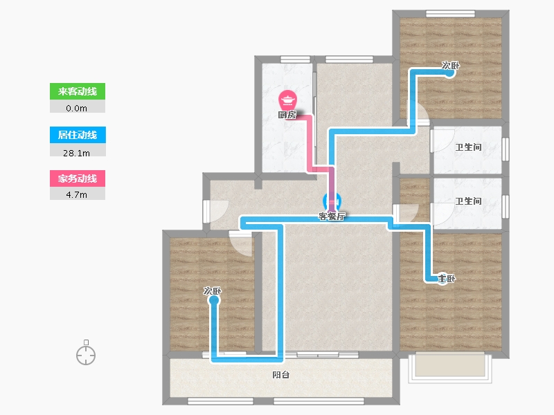 河北省-邯郸市-龙庭悦府-108.00-户型库-动静线