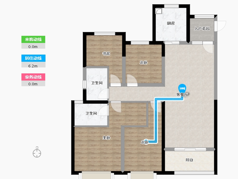 陕西省-西安市-华润置地未来城DK5-114.40-户型库-动静线