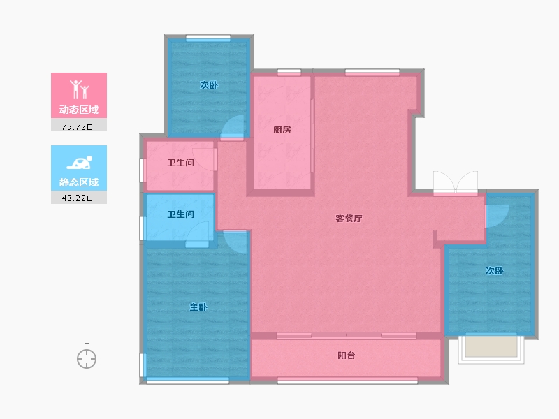 河北省-石家庄市-云和赋-124.00-户型库-动静分区