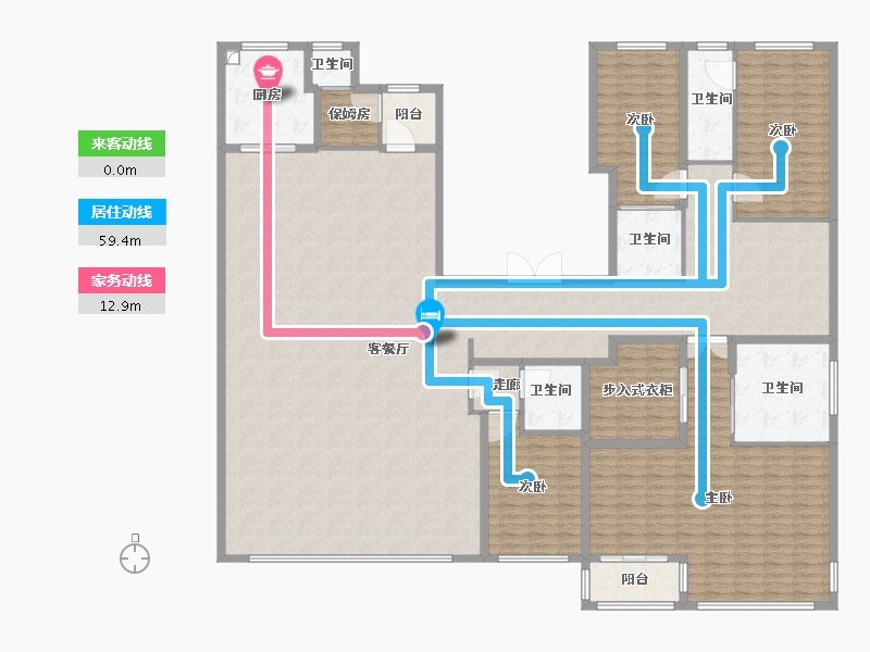 江苏省-常州市-一江风华-288.00-户型库-动静线