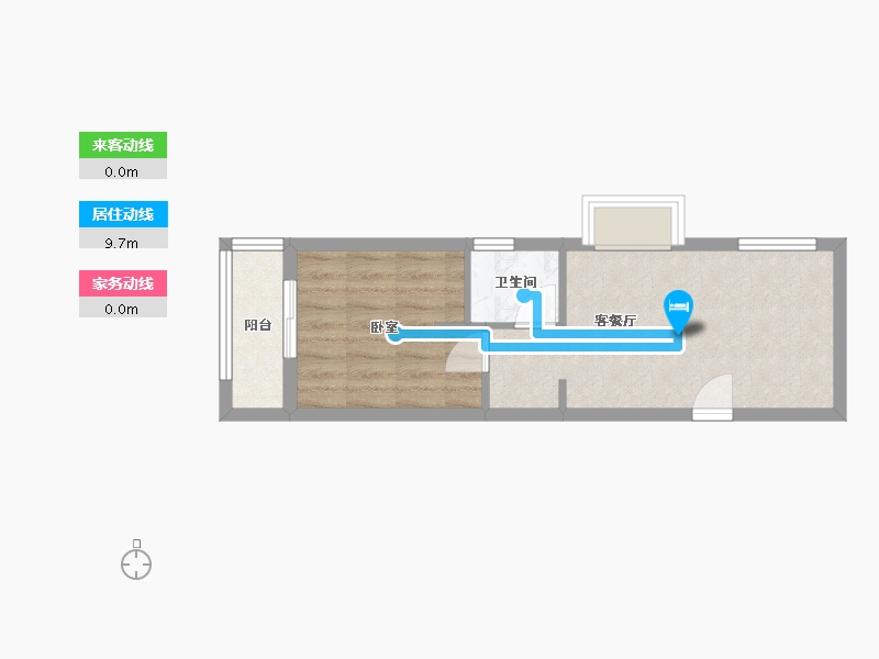 福建省-福州市-凯佳江南江南里-34.95-户型库-动静线