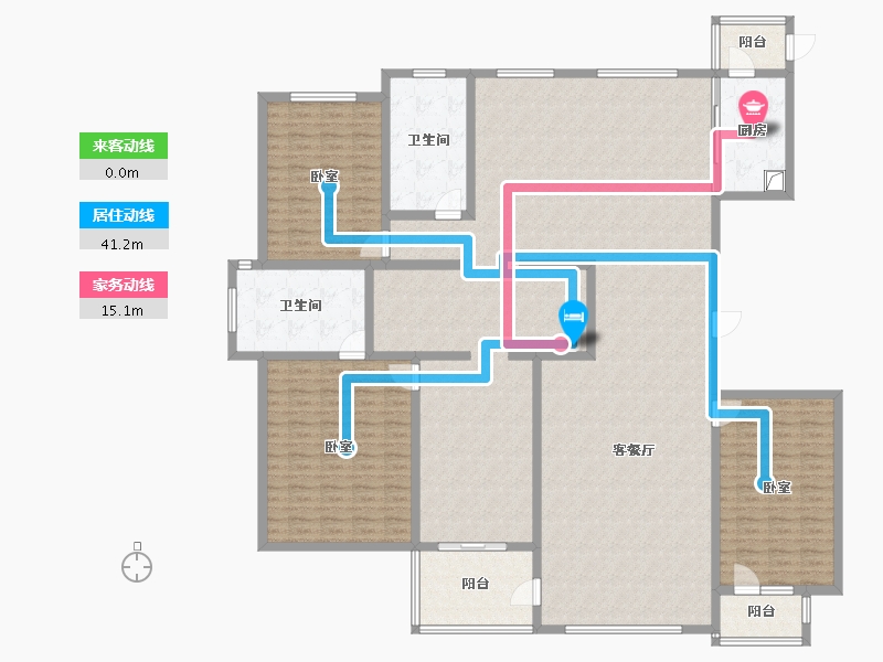 山东省-滨州市-富海观岳-229.81-户型库-动静线