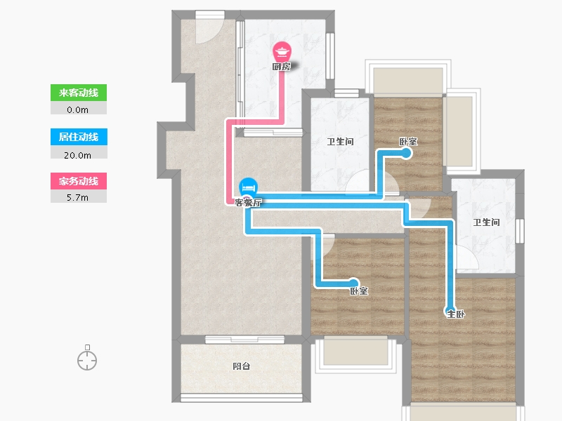 广东省-深圳市-星河盛境3期-76.80-户型库-动静线