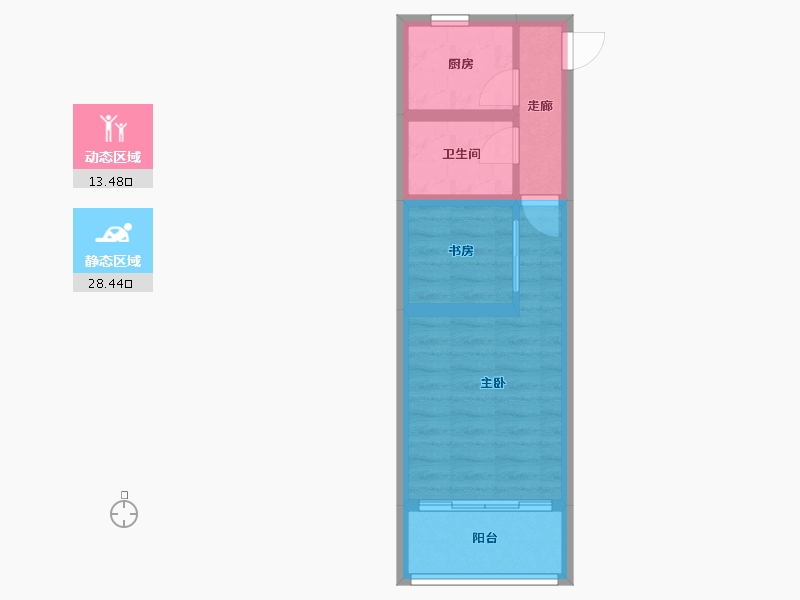 上海-上海市-昆明路155弄小区-35.00-户型库-动静分区