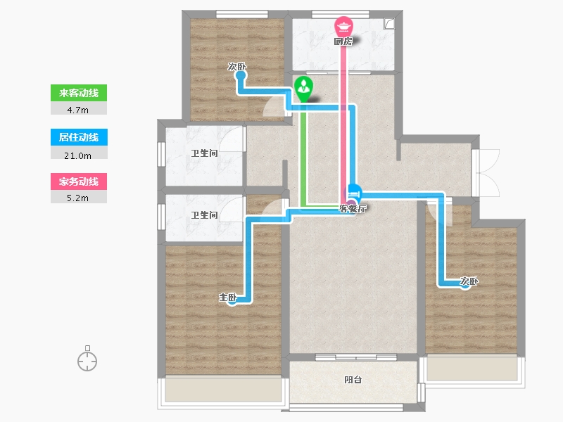 河南省-安阳市-远博御湖宸院-97.00-户型库-动静线