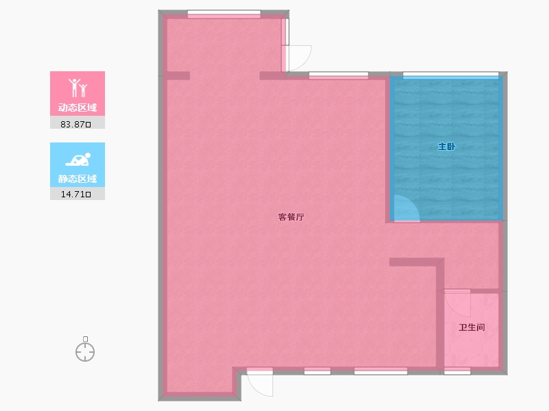 河南省-商丘市-中骏雍景台-122.73-户型库-动静分区