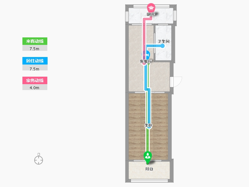 天津-天津市-新闻里11-13号楼-36.72-户型库-动静线