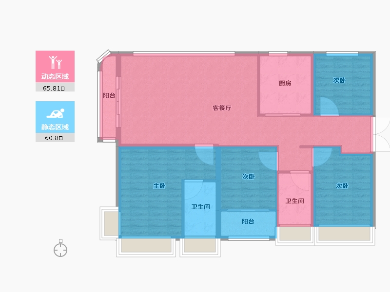 福建省-厦门市-保利天悦-114.98-户型库-动静分区