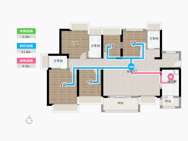 广东省-深圳市-招商臻城-141.60-户型库-动静线