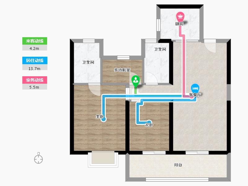 江西省-九江市-天悦壹号-80.80-户型库-动静线