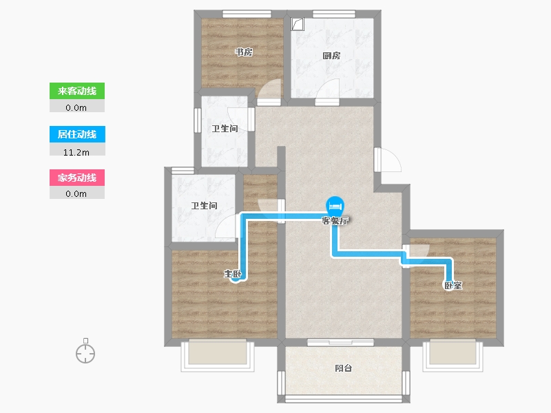 上海-上海市-金隅外滩东岸-80.69-户型库-动静线